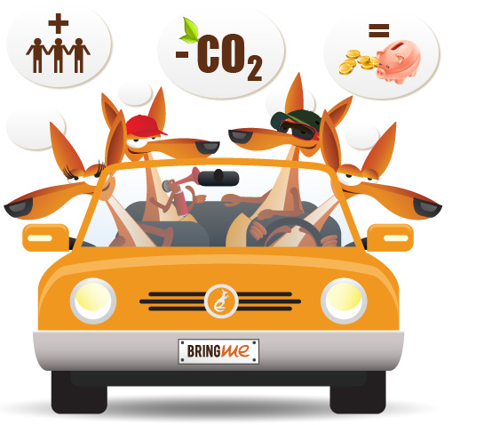 Condividere il tragitto e le spese di viaggio in autovettura tramite il carpooling